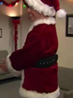 Ed Helms The Office Santa Claus Red Costume Christmas Jacket