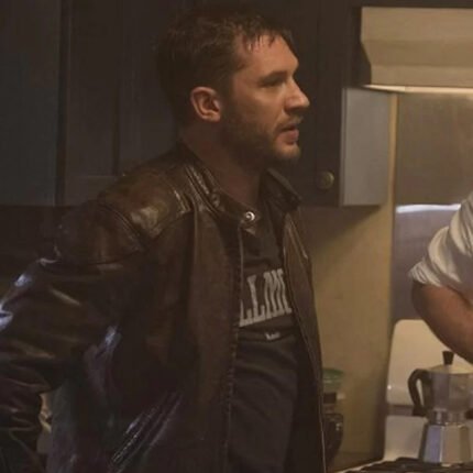 Eddie Brock Venom Brown Jacket