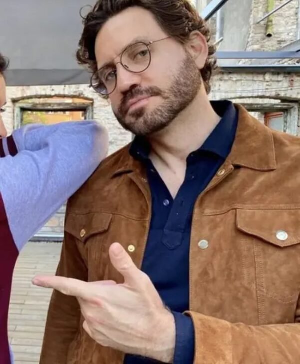 Edgar Ramírez Borderlands Movie 2024 Suede Jacket
