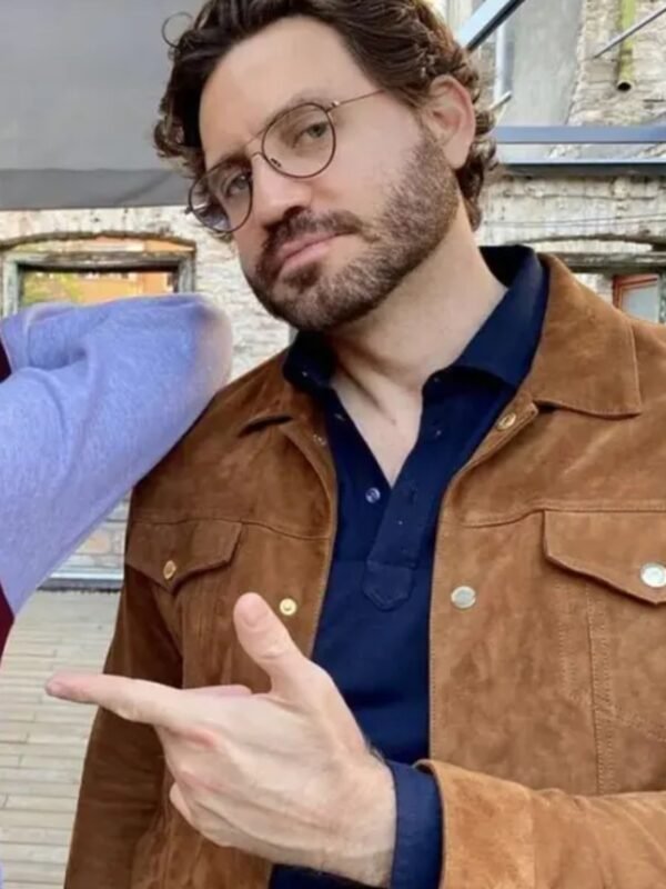 Edgar Ramírez Borderlands Movie 2024 Suede Jacket