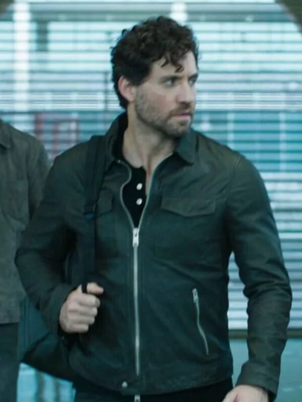 Edgar Ramírez The 355 Luis Rojas Black Leather Jacket