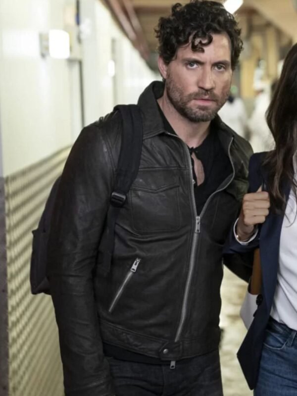 Edgar Ramírez The 355 Luis Rojas Black Leather Jacket