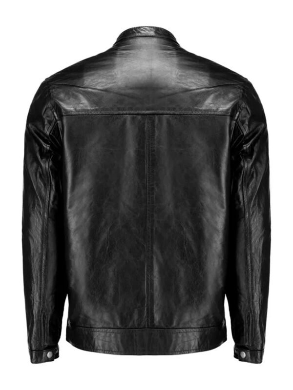 Edge of Venomverse Black Leather Jacket