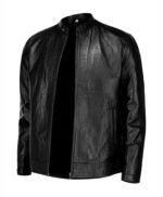 Edge of Venomverse Black Leather Jacket