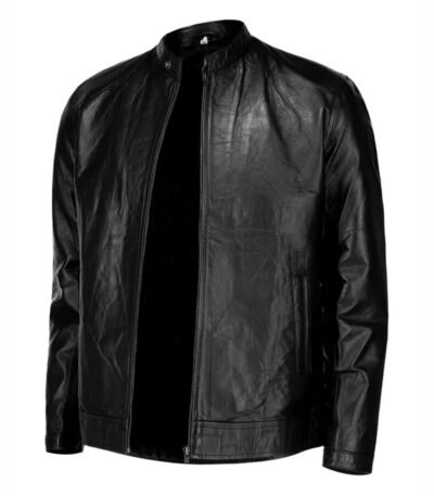 Edge of Venomverse Black Leather Jacket