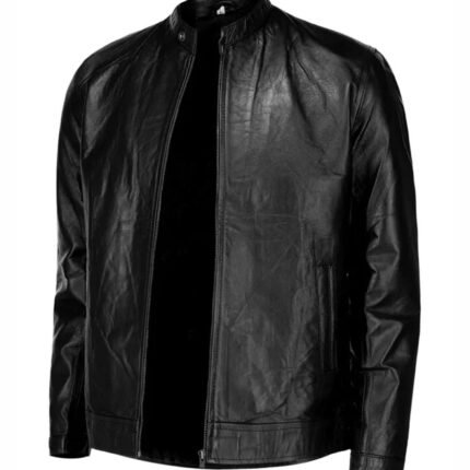 Edge of Venomverse Black Leather Jacket