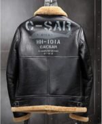 Edward Aviator B3 Shearling Fur Bomber Jacket