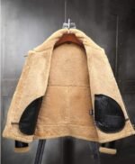 Edward Aviator B3 Shearling Fur Bomber Jacket