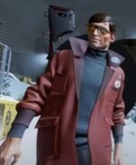 Egor Serling Deathloop Game Red Trench Coat