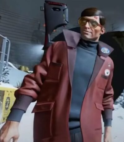 Egor Serling Deathloop Game Red Trench Coat