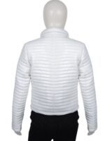 Eiza Gonzalez Bloodshot KT White Leather Jacket