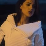 Eiza Gonzalez Bloodshot KT White Leather Jacket
