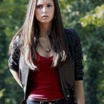 Elena Gilbert Vampire Diaries Bomber Leather Jacket