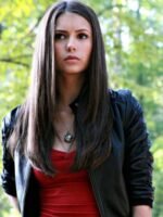 Elena Gilbert Vampire Diaries Bomber Leather Jacket