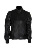 Elena Gilbert Vampire Diaries Bomber Leather Jacket