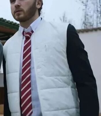 Elite S07 Álvaro de Juana White Puffer Vest