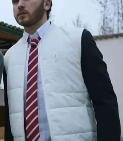 Elite S07 Álvaro de Juana White Puffer Vest