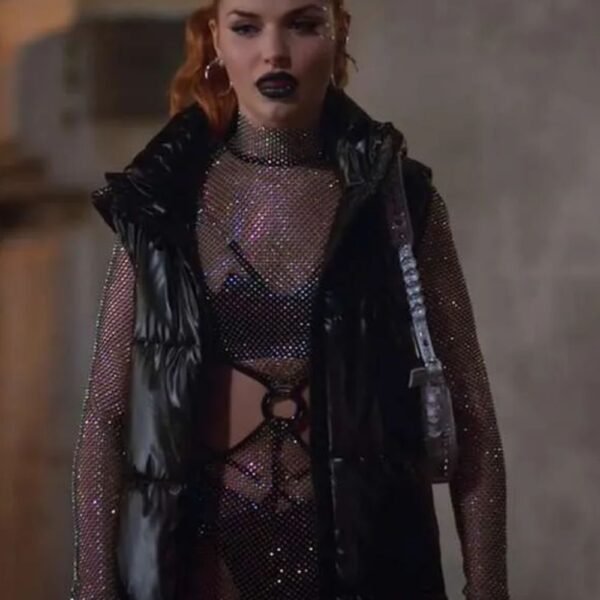 Elite S07 Chloe Black Puffer Vest