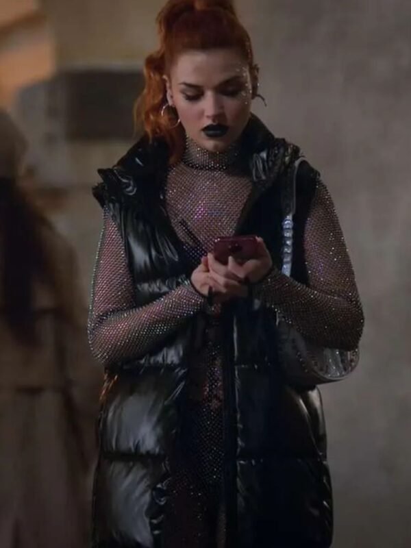 Elite S07 Chloe Black Puffer Vest