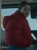 Ellen Quinn Shetland S08 Red Puffer Jacket