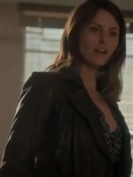 Ellie Taylor Ted Lasso S2 Flo Collins Black Biker Leather Jacket