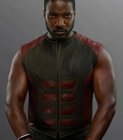Eme Ikwuakor Inhumans Leather Vest