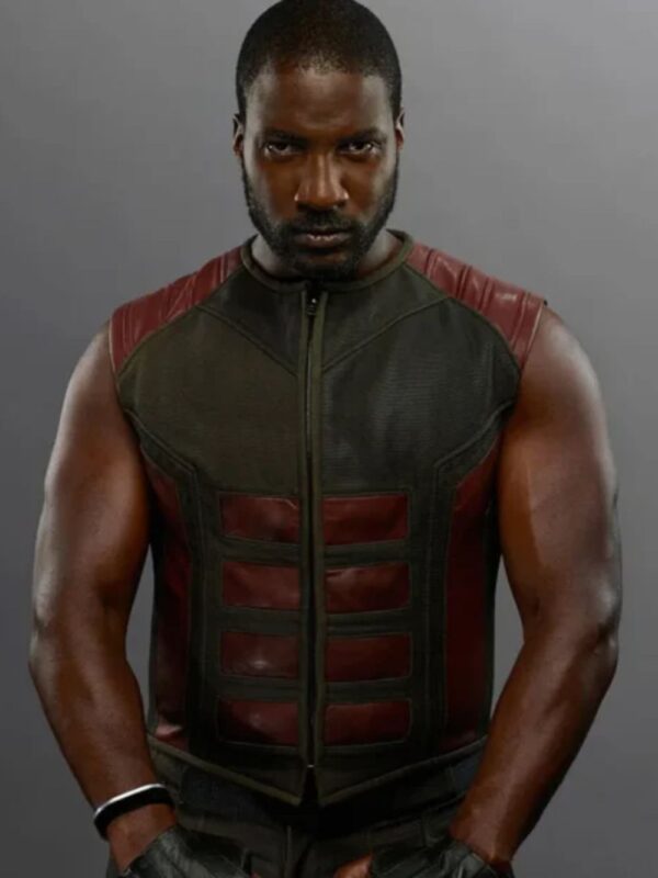 Eme Ikwuakor Inhumans Leather Vest