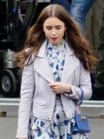 Emily In Paris Emily Cooper Motorcycle Jacket