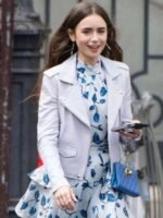 Emily In Paris Emily Cooper Motorcycle Jacket