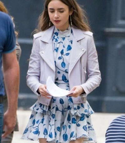 Emily In Paris Emily Cooper Motorcycle Jacket