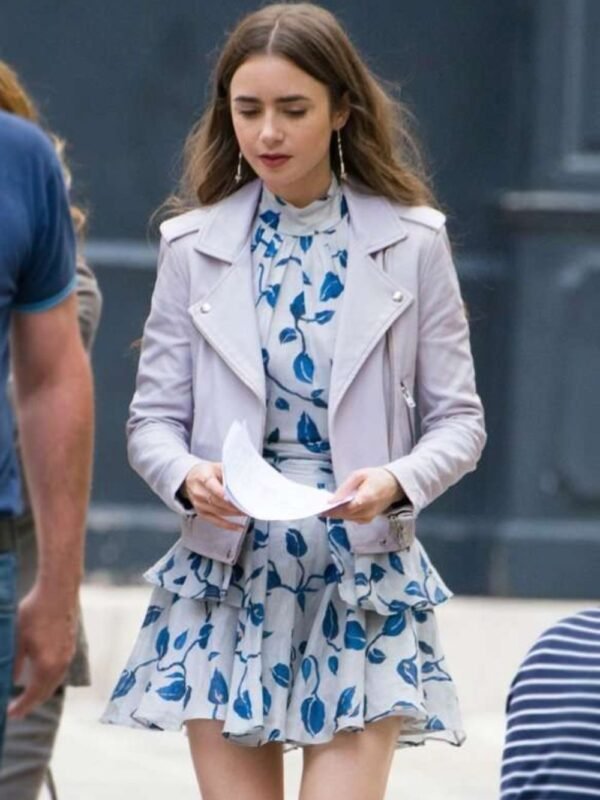 Emily In Paris Emily Cooper Motorcycle Jacket