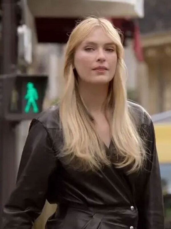Emily In Paris S02 Camille Razat Brown Coat