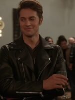 Emily In Paris S02 Gabriel Leather Jacket