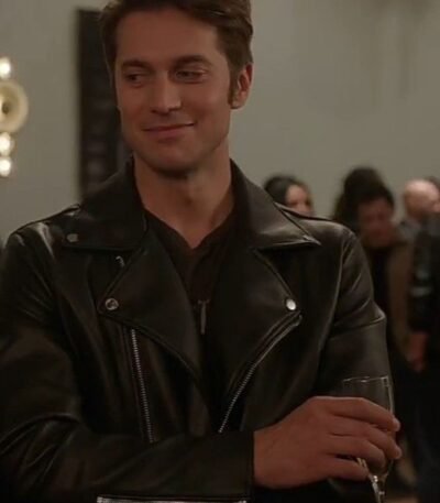 Emily In Paris S02 Gabriel Leather Jacket