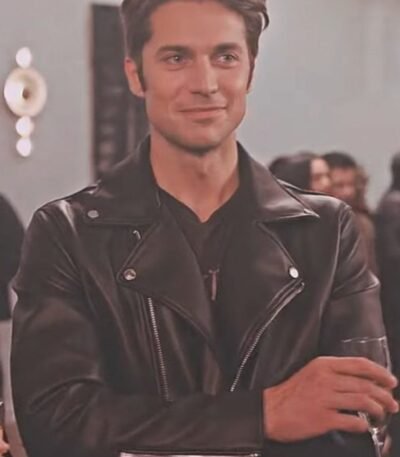 Emily In Paris S02 Gabriel Leather Jacket