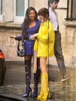 Emily In Paris S04 Lily Collins Yellow Jacket