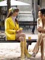Emily In Paris S04 Lily Collins Yellow Jacket