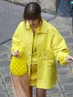 Emily In Paris S04 Lily Collins Yellow Jacket
