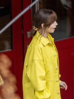Emily In Paris S04 Lily Collins Yellow Jacket