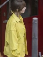 Emily In Paris S04 Lily Collins Yellow Jacket