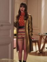 Emily in Paris S03 Lily Collins Leather Jacket