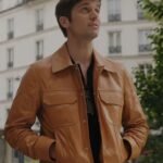 Emily in Paris S03 Lucas Bravo Leather Jacket