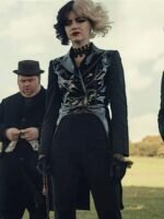 Emma Stone Cruella Black Leather Jacket