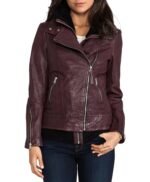 Emma Swan Once Upon a Time S04 Burgundy Jacket