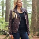 Emma Swan Once Upon a Time S04 Burgundy Jacket