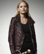 Emma Swan Once Upon a Time S04 Burgundy Jacket