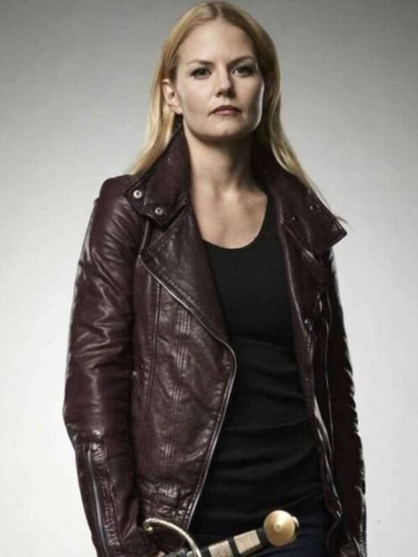 Emma Swan Once Upon a Time S04 Burgundy Jacket