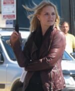 Emma Swan Once Upon a Time S04 Burgundy Jacket