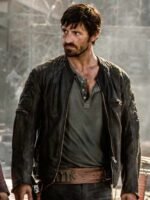 Eoin Macken Resident Evil The Final Chapter Quilted Leather Jacket