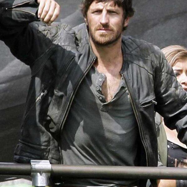 Eoin Macken Resident Evil The Final Chapter Quilted Leather Jacket